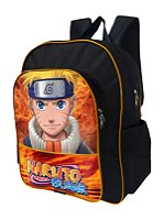 Mochila Escolar G Grande Preta Naruto Classico - Izza Presentes