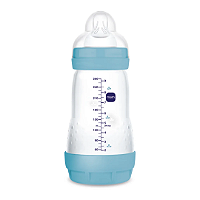 Mamadeira Easy Start 260ml Azul - MAM - Baby Buys Brasil