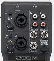 Interface de audio ZOOM U-24 - Tudo pra estúdio