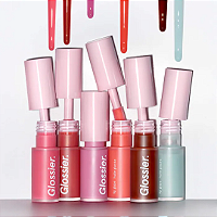 Glossier lip BARM birthday,Wildfig 2本セット Lip Oil Glossier Glossier Lip Glaze Hydrating Cooling Sheer Lip