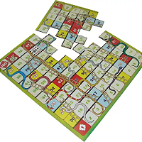 Jogo Tradicional Cobras e Escadas Gigante - CELL Brinquedos Educativos ®