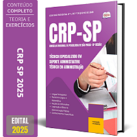 Apostila CRP SP 2025 - Técnico Especializado em Suporte Administrativo - Técnico em Administração