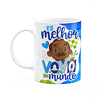 Caneca dos Avós Cartoon - O melhor vovô do mundo - M10