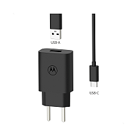 Carregador de Tomada Original Motorola Turbo Power, 20W, Quick Charger 3.0, Bivolt Preto