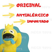 Pato Yellow Rainbow Friends Pelúcia Pronta entrega - Mega Toys São