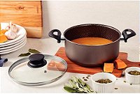 Tramontina Paris Texture 24 cm Aluminum Non-Stick High Pot - Graphite —  Latinafy