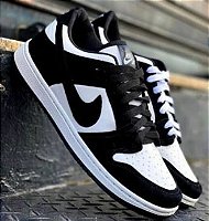Tênis Nike Jordan Low 1 Preto Branco - Chicago Cano Baixo Unissex -  FRANCELINO OUTLET