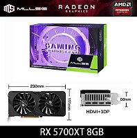 Placa de vídeo-Mllse amd RX 5700 xt 8gb gpu gddr6 256 bits 7nm