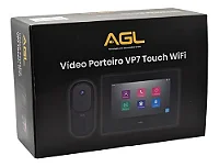Vídeo Porteiro Inteligente Wi-fi Vp7 Touch Agl Com Tela 7