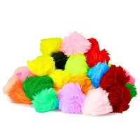 20 Pom Pom Pompom Pelúcia Pelinho Artesanato Poliéster 70mm