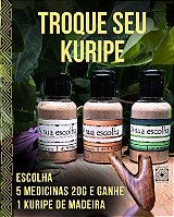 Comprei 5 e ganhe um Kuripe de madeira