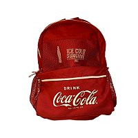 Mochila Coca Cola Drink Com Telinha Vinho Pacific