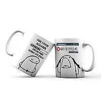 Caneca Flork Meme Instalando Minha Paciência - Xicara de Café