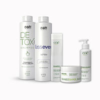 Kit Lissever Sem Formol Eaê Brazil 1000ml + Kit Home Care Pós Progressiva Eaê Brazil