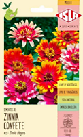 Sementes de Zinnia Confete 300mg - Isla Multi