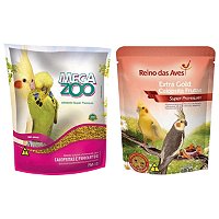 Extrusada Pm13 Megazoo e Extra Gold Frutas Reino das Aves