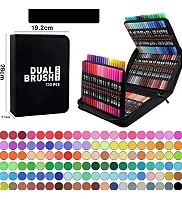 Caneta Brush 100 Cores Ponta Dupla Bobbie Goods