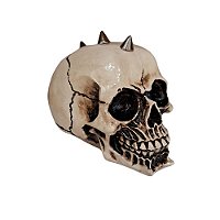 Caveira Moicana Bege Media Deco Skull MO-1