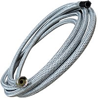 Mangueira Flexível Gás Malha de Aço Fogão Cooktop 5m