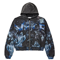 VALE LIVES FOREVER - Moletom Casper Zip Up "Preto" -NOVO-