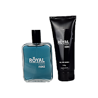 Kit Royal Paris Fierce Masculino (Deo Colônia 100ml + Gel pós barba 100g) -  aguadecheiro