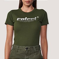 BLUSA COLCCI MANGA CURTA VERDE T-SHIRT FEMININA