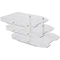 Caixa correspondencia tripla slim movel cristal selada - maxcril (unidade)