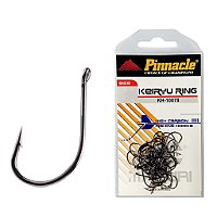 20 Anzóis Pinnacle Keiryu Ring Black Nickel Automático - Maruri