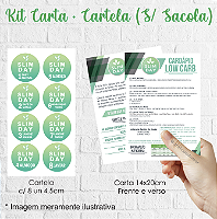Kit Carta e Cartela Slim Day (Sem Sacola)