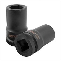Soquete sextavado longo de impacto 30 mm encaixe de 1" - Vonder