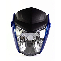 Frente Farol Titan Fan 150 2014 2015 Fan Start 160 2016 a 2021 Azul Perolado Injetado