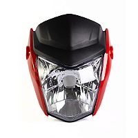 Frente Farol Titan Fan 150 2014 2015 Fan Start 160 2016 a 2021 Vermelho Injetado