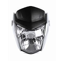 Frente Farol Titan Fan 150 2014 2015 Fan Start 160 2016 a 2021 Branco Injetado