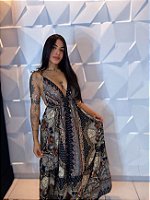 Vestido pipa (fundo preto )