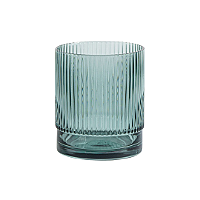 CJ C/6 COPOS CANELADOS VERDES 480ML