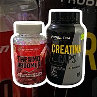 Creatina Caps 180 Caps - VAL. 17/07/2025 + Thermo Abdomen - 120  FINAL/07/2025