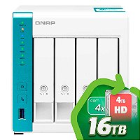 TS-431K Qnap | Storage NAS 4 Baias com 2 portas 1GbE para Backup