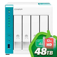 TS-431K Qnap - Storage NAS 4 Baias Hot Swappable para Backup