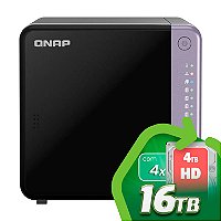 TS-432X Qnap - NAS 4 baias SATA com portas 2,5GbE e 10GbE