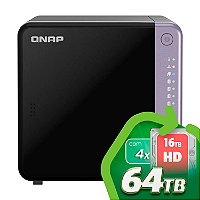 TS-432X Qnap - NAS 4 baias SATA com portas 2,5GbE e 10GbE
