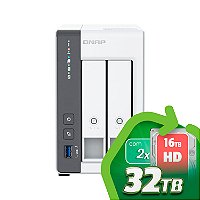 TS-216G Qnap - Storage NAS com 2 baias SATA e 1 porta 2,5GbE