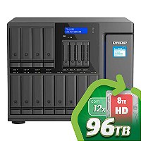 外付けハードディスク・ドライブ QNAP TS-1655 16-bay NAS TS-1655 Qnap - Storage NAS híbrido 16 baias Intel Atom 8 Core