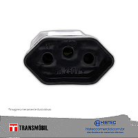 PLUG FEMEA 2P+T LINHA 10A PT REF 11115 NBR-14136 TRANSMOBIL