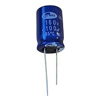 Capacitor Eletrolitico 100uf/160v 85°c 16x25mm P:7mm Samwha