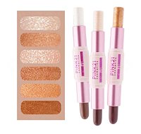 Contorno e Iluminador StickPink 21 ( Iluminador cor branca)