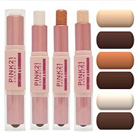 Contorno e Iluminador Stick Pink 21 ( Iluminador cor 2)