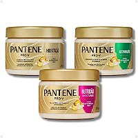 Kit Cronograma Pantene Pro-v: Máscara Hidratação, Nutrição e Restauração