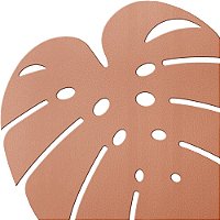 Lugar Americano de Plástico Garden Leaf Rosé 44cm Lyor