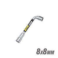 CHAVE BIELA TIPO L COM FURO 2 BOCAS 8X8MM (Cód. item 152801) Em Estoque
