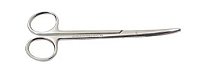 Tesoura Metzenbaum 20cm Reta em Aço Inoxidável - Vital Gold